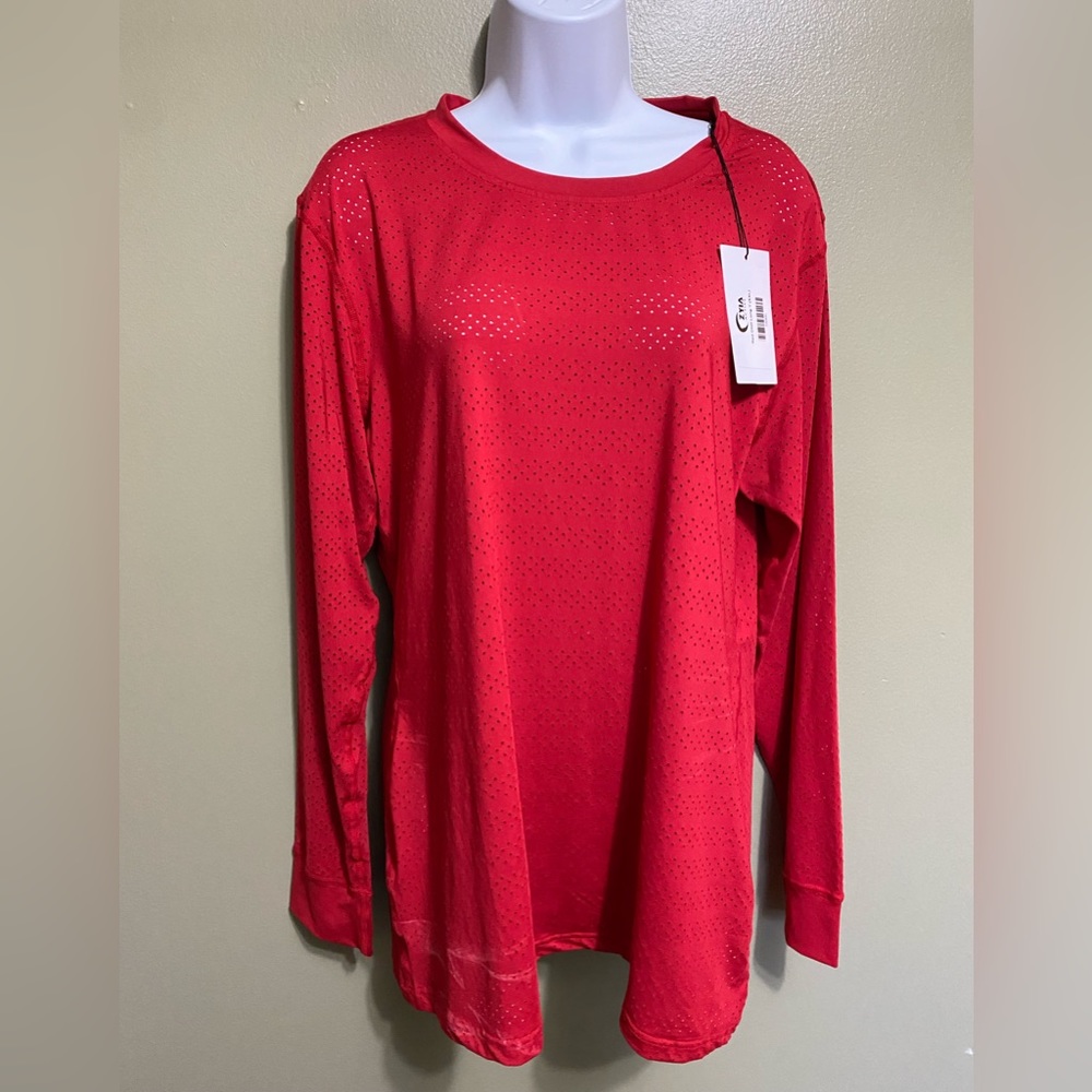 NWT Zyia Active Perforated Top, Size XXL‎